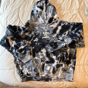 Keep It Local Tie-Dye Hoodie